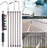 Pressure Washer Extension Wand, 10 Pack Power Washer Lance With 5 Atomization Nozzle Tips,1 Gutter Cleaner Attachment Curved Rod, 1/4" Quick Connect, 4000 Psi