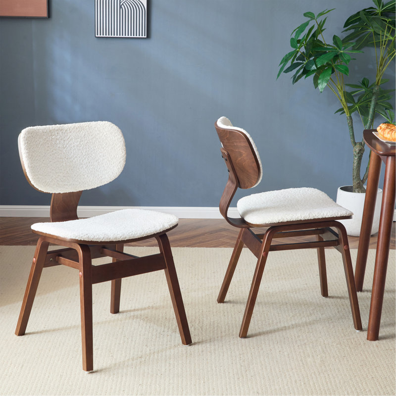 Chaise d'appoint rembourrée Boucle
