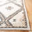 Alpharetta Southwestern Flatweave Jute Area Rug in Ivory/Black/Beige-1663533711