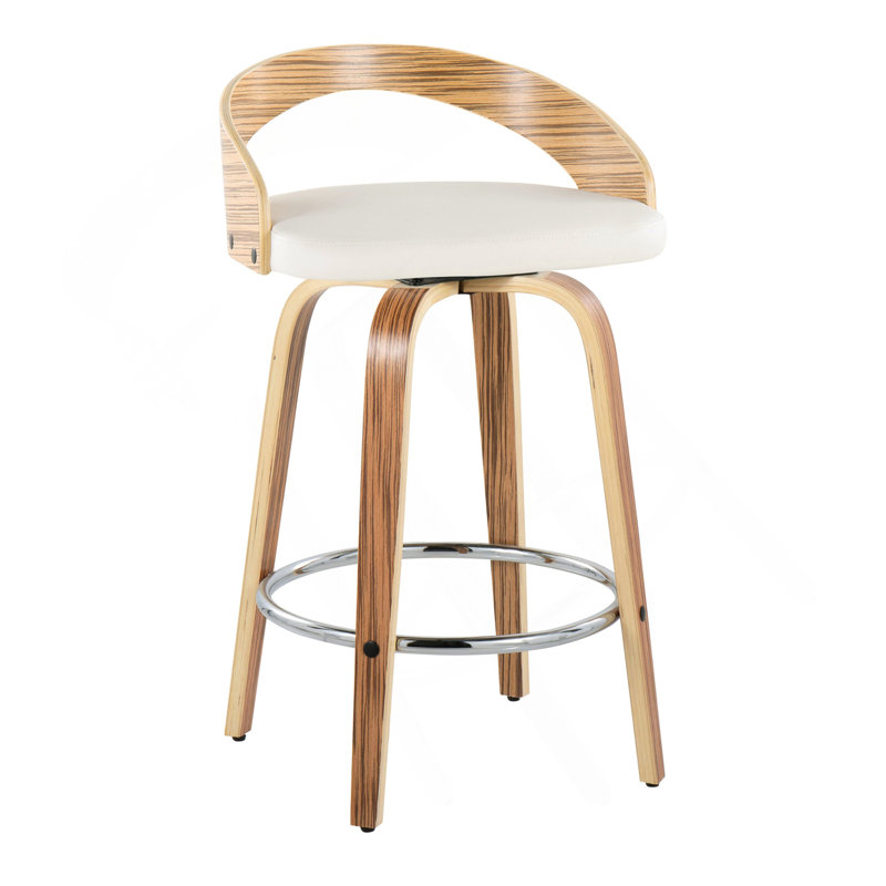 Tabouret de comptoir de style moderne Mid-Century Grotto