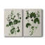 Feuillage de forêt sur toile de lin III - Toile tendue avec châssis de qualité supérieure - Prêt à être accroché-783191479
