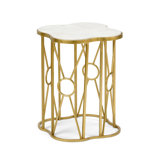 Quadrafoil Stone End Table