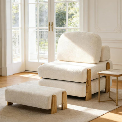 Folding Sofa Bed, 2 in 1 Convertible Sleeper Chair with Pillow & Back Support for Living Room, Bedroom, Home Office
