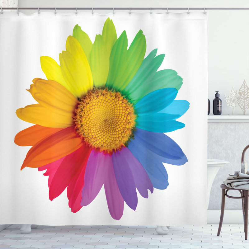 Shower Curtain with Hooks Included, 84" H x 69" W