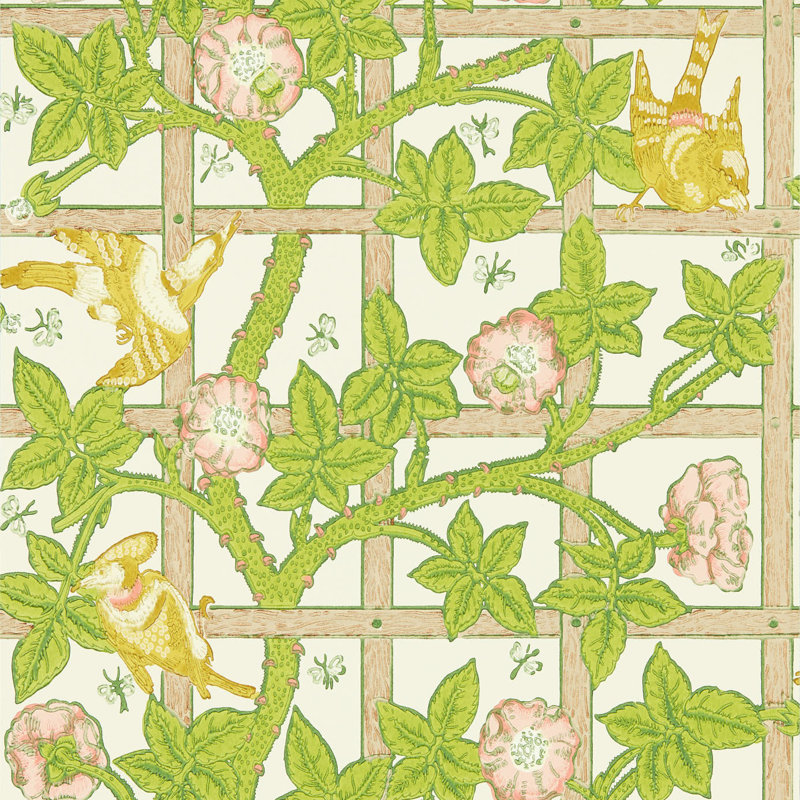 Trellis 10.05m x 52cm Matte Wallpaper Roll