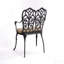 Banc en fonte d'aluminium avec coussin-1716196474