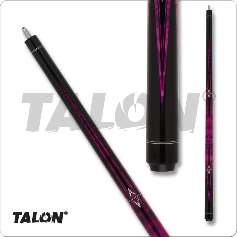 Queue de billard 19 oz avec points noirs Talon TL29 Fuchsia