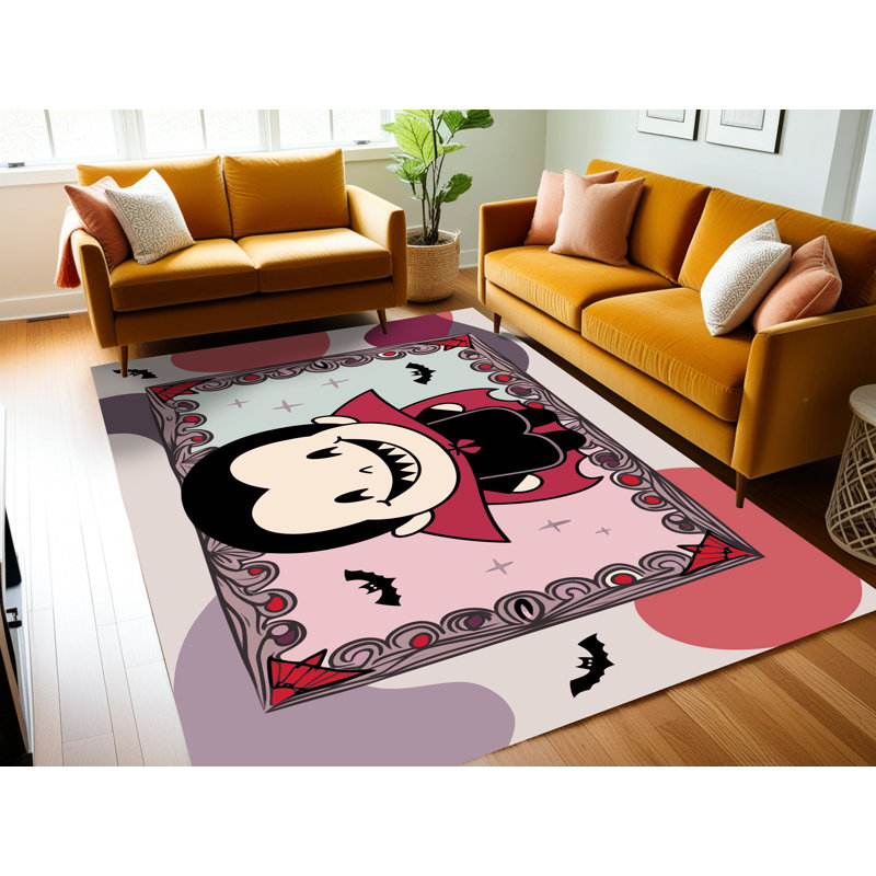 Tapis de Noël lavable The Holiday Aisle®, Rectangulaire 8 pi x 10 pi