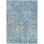 Tapis bleu intérieur / extérieur lavable à la machine Claudian ACN1237-103708872
