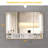 Modern 39X28 Inches Bathroom Cabinets, Medicine Cabinets With Mirrors And LED Lights, Bathroom Storage Cabinet With Multilevel Storage Compartments