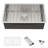 Undermount Kitchen Sink - 32"X18"X9" Stainless Steel 16 Gauge Deep Single Bowl Sinks