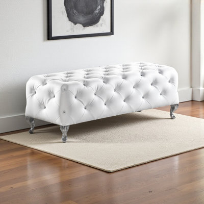 Zeinoun Faux Leather Upholstered Bench by Rosdorf Park