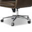 Humphrey Leather Swivel Office Chair-477312914
