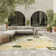 Nourison Aloha Ivory Green Modern Rug