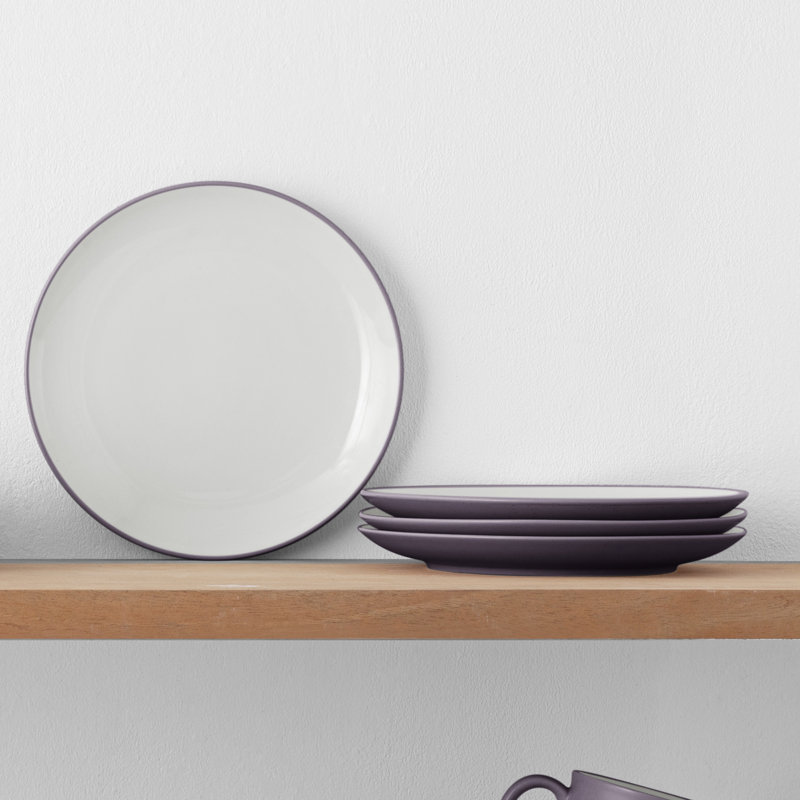 Noritake Colorwave Coupe Salad Plates, 8-1/4", Plum