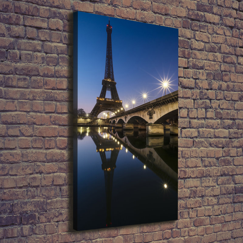 Eiffel Tower Paris - Wrapped Canvas Print