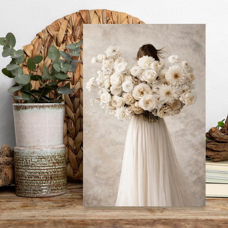 Overgrown Floral Bouquet by Annika Persson - Wrapped Canvas Print, 45.72 cm H x 30.48 cm W