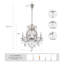 Lustre style candélabre en cristal de style empire 6 lumières 20 po-455394816-457075251-457075255