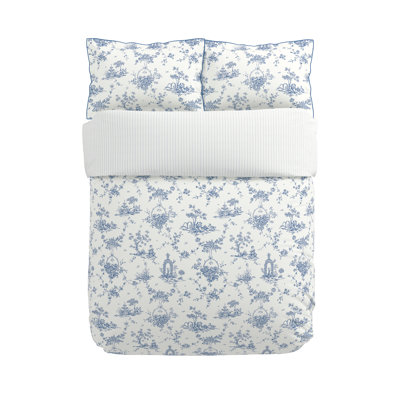 Garden Of Love Cotton Floral Bedding with Pillowcases