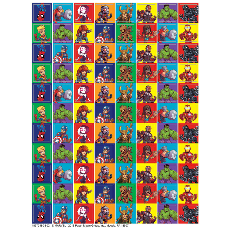 Mini-autocollants Marvel Super Hero Adventure