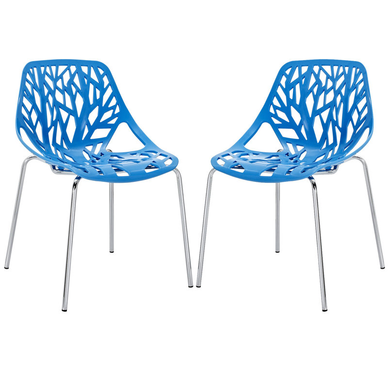 Modway Stencil Blue Dining Chair
