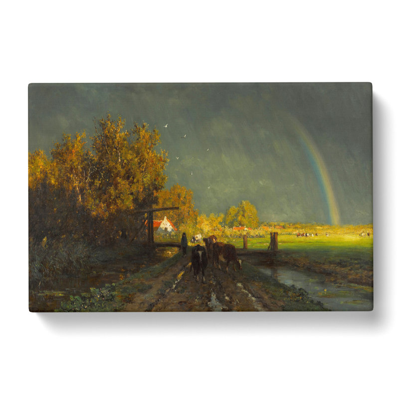 The Rainbow by Willem Roelofs - Wrapped Canvas, 35cm H x 50cm W x 3cm D