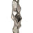 Lagretta Modern Metal and Marble Accent Table with Sculptural Aluminum Base, Contemporary Side Table with Sleek Design and Elegant Stone Top for Home Decor-343800608-343800609