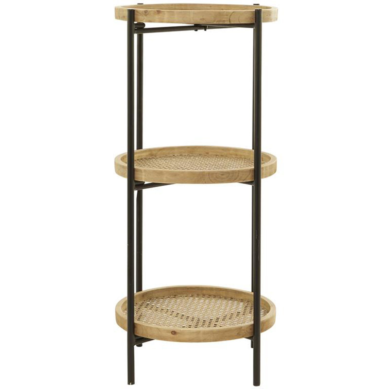 Table de bout à 3 pieds avec rangement Ameley
