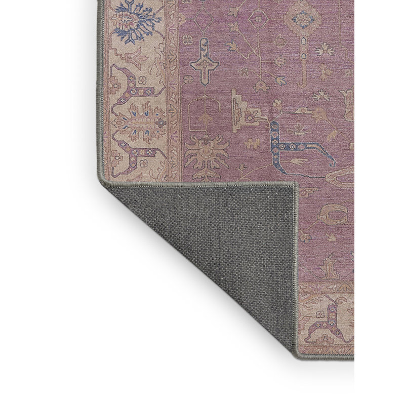 Tapis oriental mauve Phoibos, Rectangle 7 pi x 9 pi