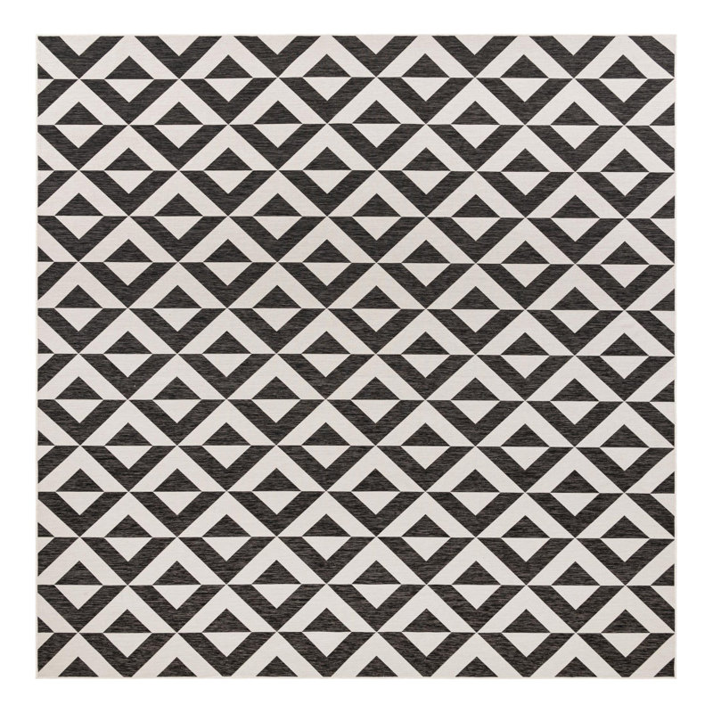 Tapis d'extérieur Jill Zarin Napa, Carré 13 pi 1 po