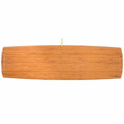 Georgia 30-Inch Engraved Bamboo Charcuterie Board