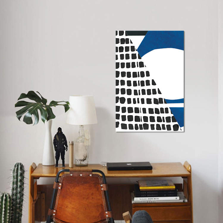 «Memphis, H 26 po x l 18 po x P 1,5 po, Toile tendue, Pas de tapis
