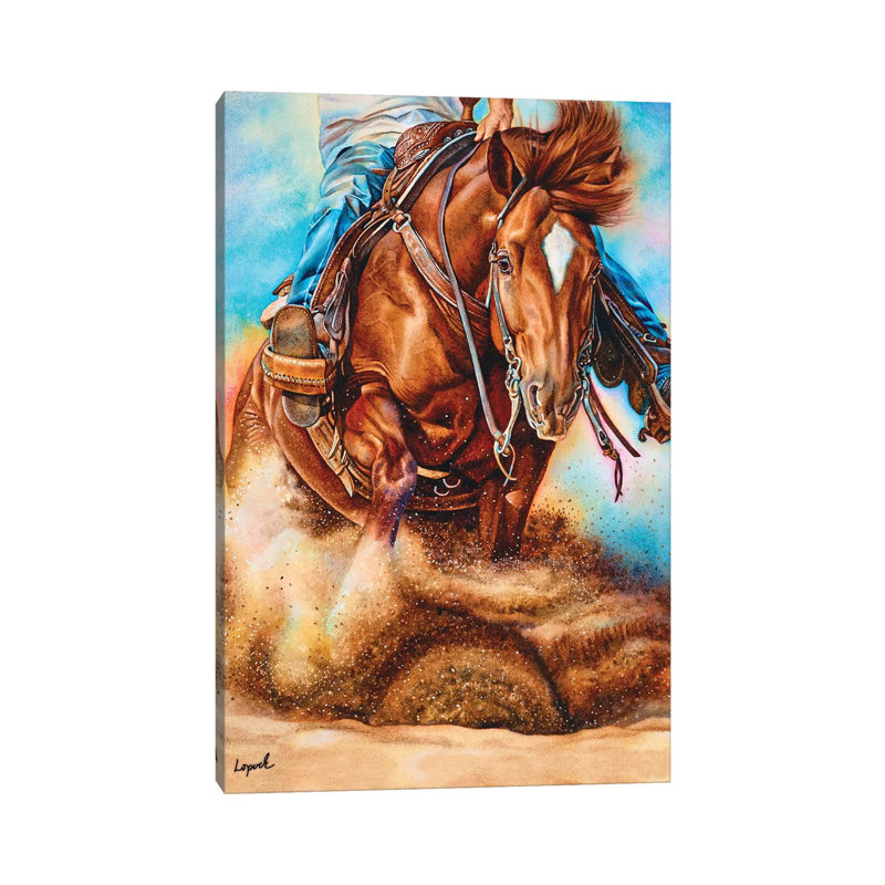 On Money by Lisa Lopuck - Wrapped Canvas Gallery-Wrapped Canvas Giclée, 20.32 cm H x 30.48 cm W