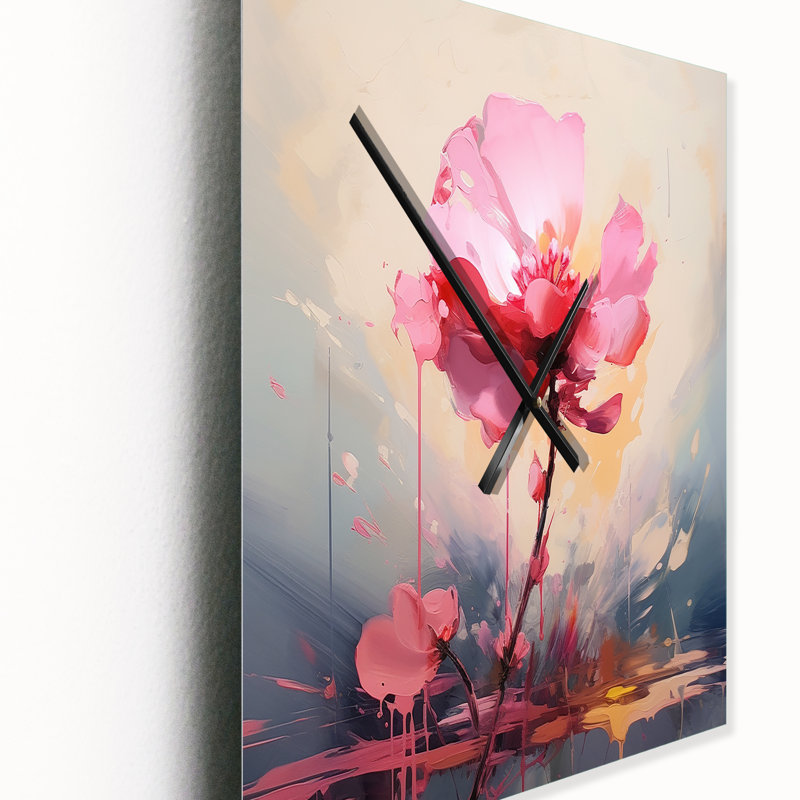 Eilisha - Flowers Wall Clock, Small