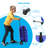 2-In-1 Scooter Suitcase - Kids and Adults Ride-On Luggage With Removable Handle, Airplane Approved Carry-On Trolley Suitcase In Blue/Pink-106258727