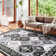 Wymond  Machine Washable Moroccan Area Rug Aztec Geometric Carpet With Non-Slip Backing