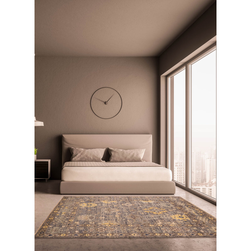 Jules Serapi Grey Rug 6'0" x 9'0"