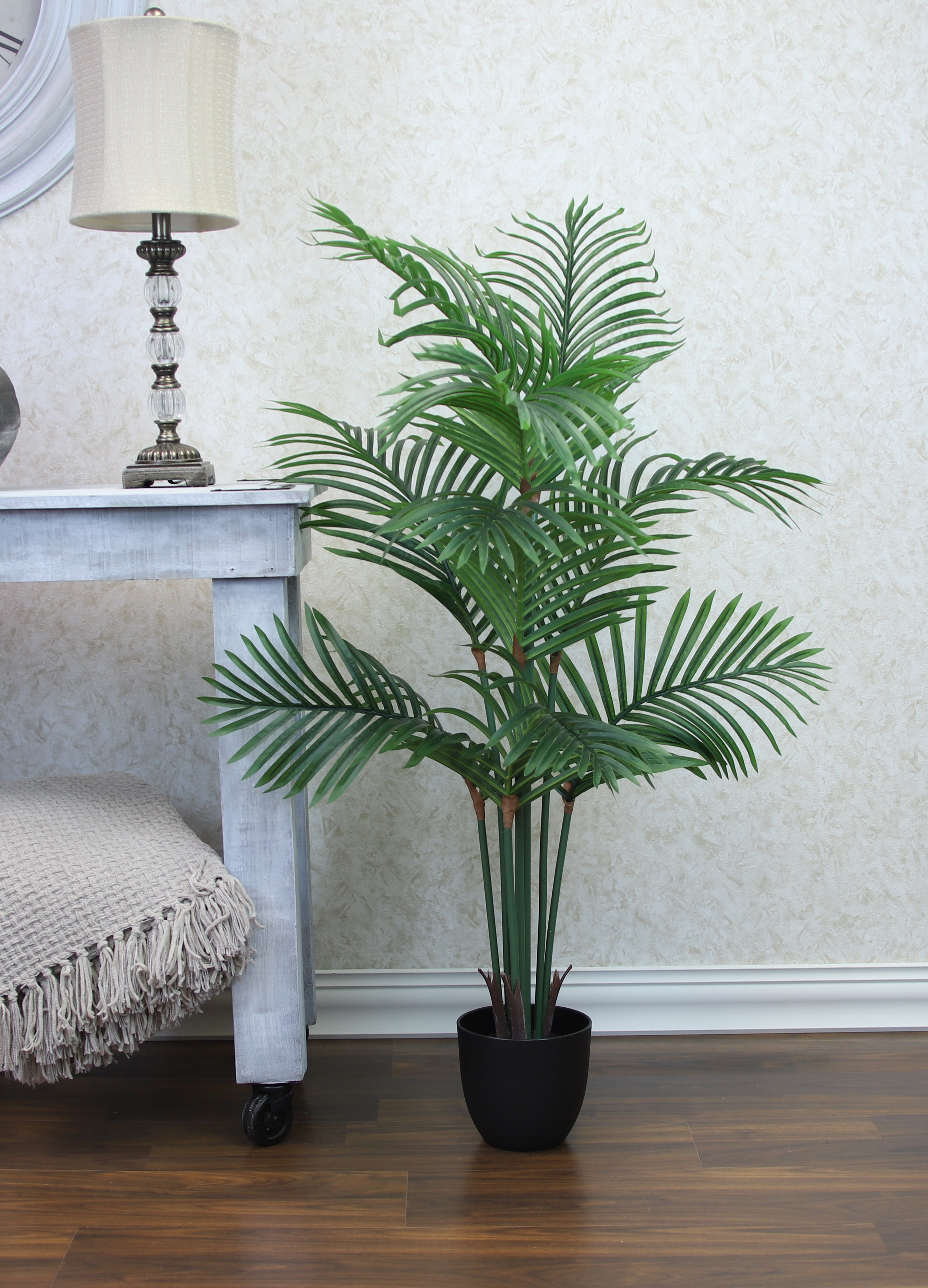 Primrue Ragsdale 50'' Faux Palm Tree in Pot | Wayfair