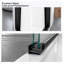 Porte de douche coulissante double 72 "H semi-sans cadre 72", porte de douche à dérivation, porte en verre trempé Sgcc de 1/4 "(6mm) d'épaisseur-115606739