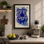 Striking Tiger Head Modern - Wrapped Canvas-2113161090-2113161088