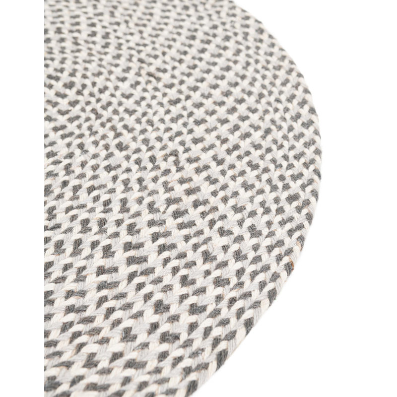  Tapis en jute tressé Tweed, Rond 6 pi 1 po