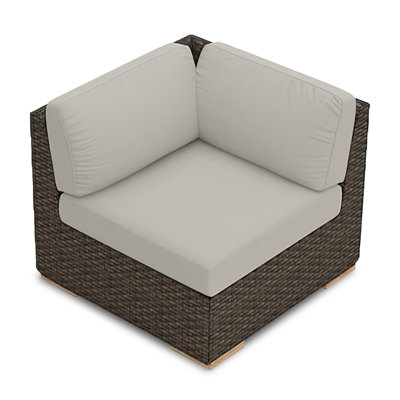 Chaise de patio avec coussin Buckholtz