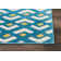 Tapis bleu Petrina