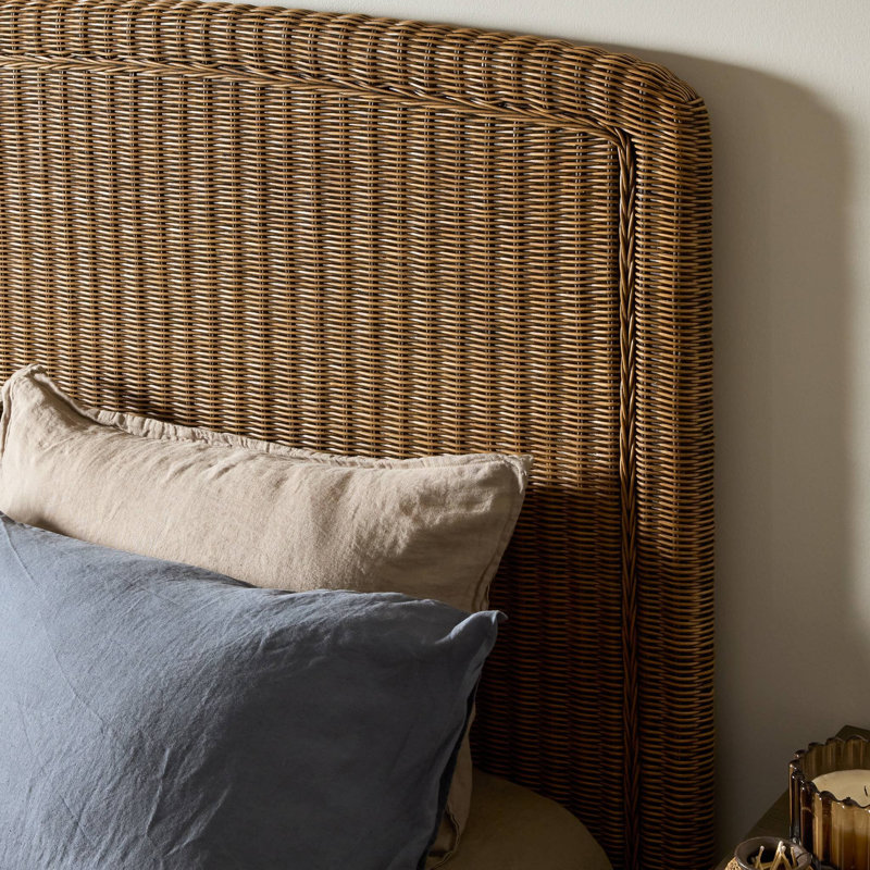 Costa Solid Wood Bed, King