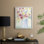 «Country Meadow Bouquet I», reproduction encadrée - bois massif