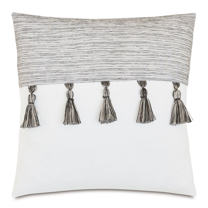 Housse de coussin carré en coton Vizcaya
