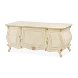 Platine De Royale Champagne Solid Wood Executive Desk