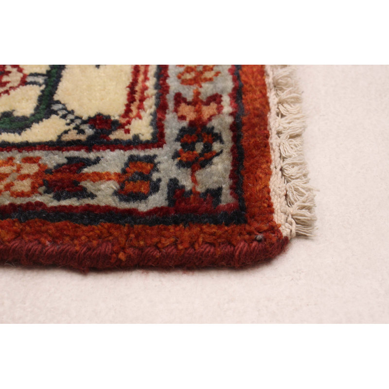 Tapis unique en laine 6 pi 2 po x 8 pi 11 po Khine