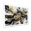 «Wild Wave Bliss Abstract Gold White Black I», reproduction d'art sur toile
