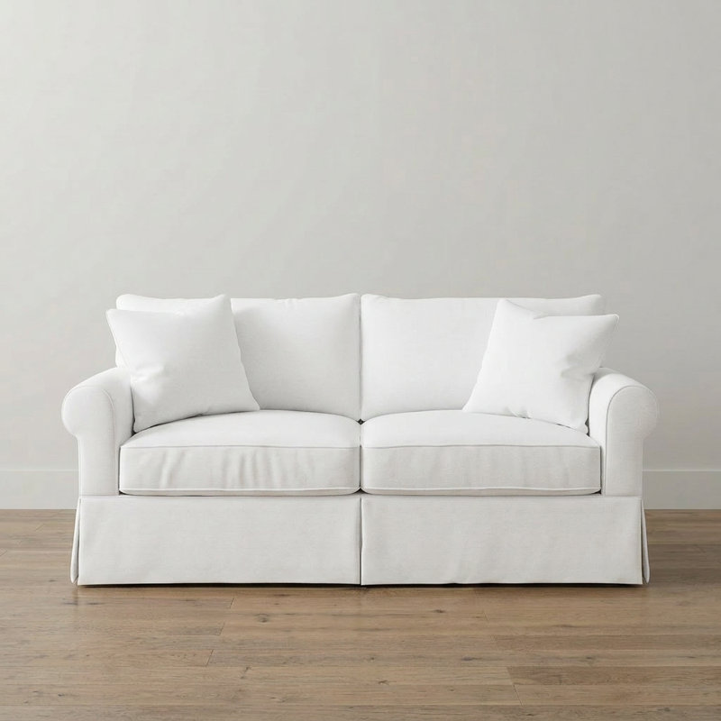 Canapé Amari, Chenille Crypton® neige Nomad